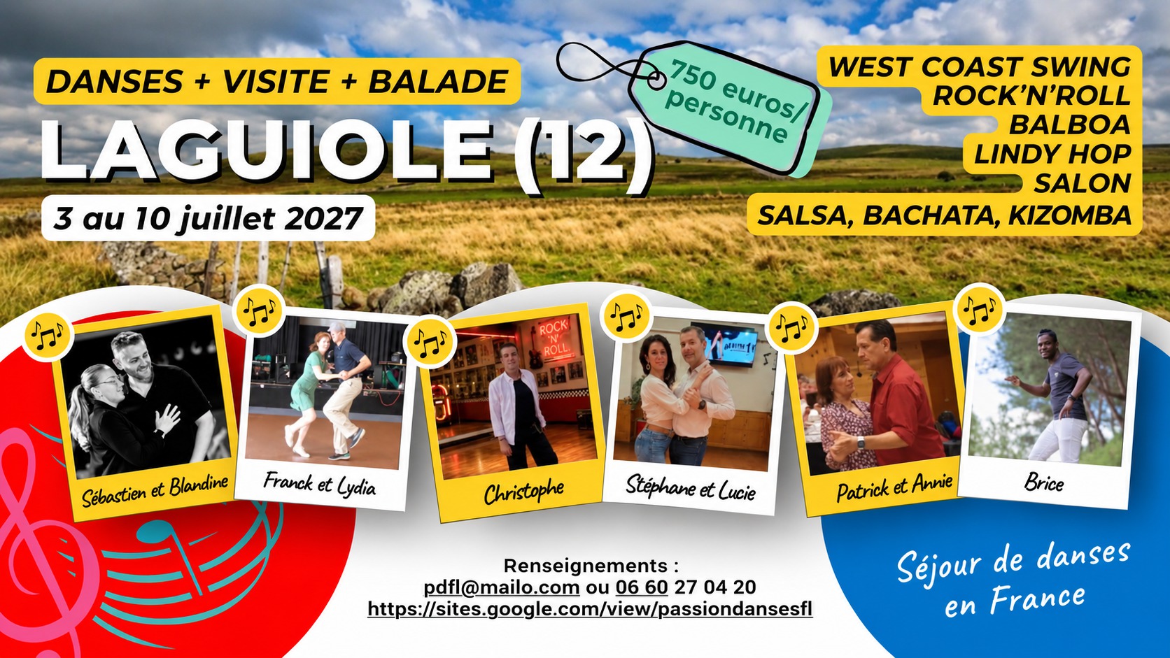 Stage DANSE à LAGUIOLE